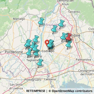 Mappa Via San Lorenzo, 33033 Codroipo UD, Italia (11.383)
