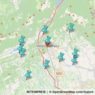 Mappa Via delle Terme, 31029 Vittorio Veneto TV, Italia (4.30818)