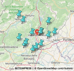 Mappa Via delle Terme, 31029 Vittorio Veneto TV, Italia (11.86357)