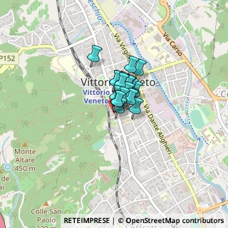 Mappa Via delle Terme, 31029 Vittorio Veneto TV, Italia (0.1765)