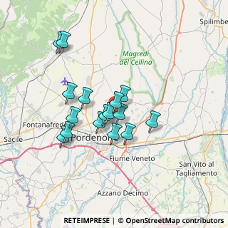 Mappa Via B. Croce, 33084 Cordenons PN, Italia (5.57563)