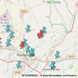 Mappa Via B. Croce, 33084 Cordenons PN, Italia (5.20625)