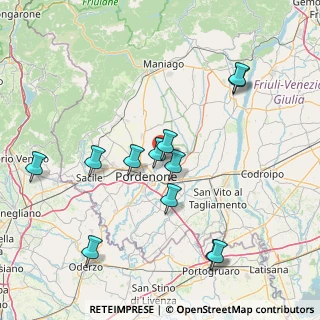 Mappa Via B. Croce, 33084 Cordenons PN, Italia (16.0325)