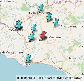 Mappa Viale Don Bosco, 93016 Riesi CL, Italia (16.1915)