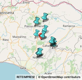 Mappa Via Palmiro Togliatti, 95040 San Michele di Ganzaria CT, Italia (10.79211)