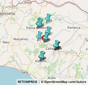 Mappa Via Palmiro Togliatti, 95040 San Michele di Ganzaria CT, Italia (10.18867)