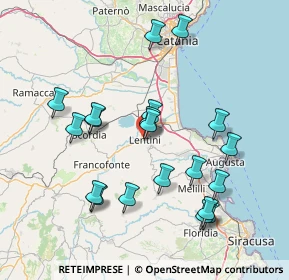 Mappa Via Roma, 96016 Lentini SR, Italia (17.368)