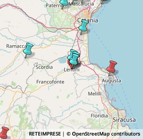 Mappa Via Roma, 96016 Lentini SR, Italia (25.45882)