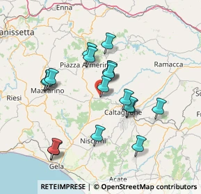 Mappa Via Sottotenente la Rosa, 95040 San Michele di Ganzaria CT, Italia (14.7)
