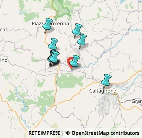 Mappa Via Sottotenente la Rosa, 95040 San Michele di Ganzaria CT, Italia (5.86917)