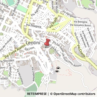 Mappa Via Teocle, 14, 96016 Lentini, Siracusa (Sicilia)