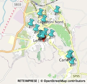 Mappa Via Teocle, 96016 Lentini SR, Italia (0.74625)