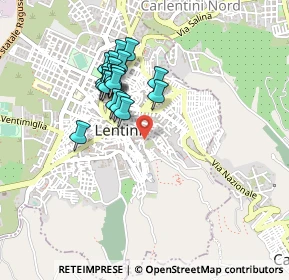 Mappa Via Teocle, 96016 Lentini SR, Italia (0.4235)