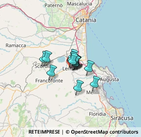 Mappa Via Teocle, 96016 Lentini SR, Italia (5.96067)