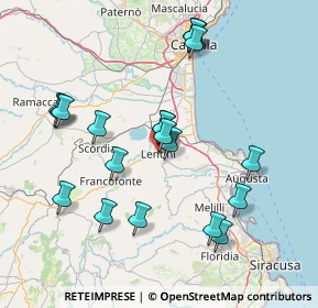 Mappa Via Teocle, 96016 Lentini SR, Italia (17.648)