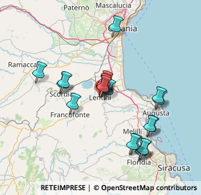 Mappa Via Teocle, 96016 Lentini SR, Italia (14.791)