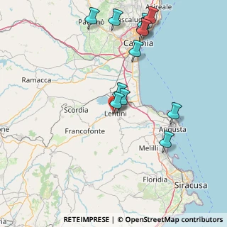 Mappa Via Nisida, 96016 Lentini SR, Italia (19.64333)