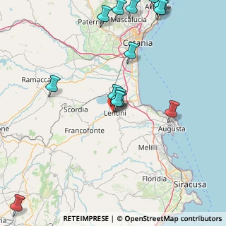 Mappa Via Nisida, 96016 Lentini SR, Italia (25.54882)