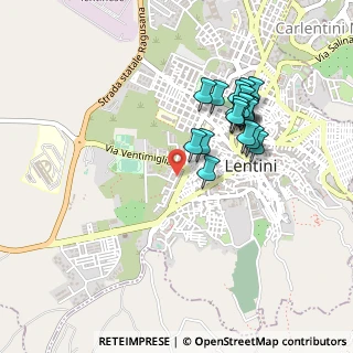Mappa Via Nisida, 96016 Lentini SR, Italia (0.475)