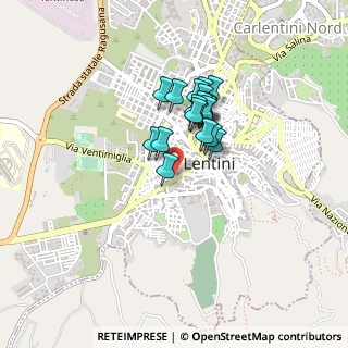 Mappa Via Argenta, 96016 Lentini SR, Italia (0.3365)