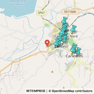 Mappa Contrada Colle Roggio, 96016 Lentini SR, Italia (2.08071)