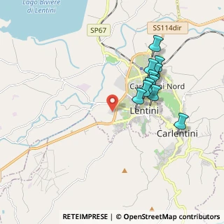 Mappa Contrada Colle Roggio, 96016 Lentini SR, Italia (1.94)