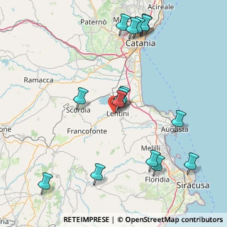 Mappa Contrada Colle Roggio, 96016 Lentini SR, Italia (21.29)