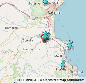 Mappa Contrada Burione, 96016 Lentini SR, Italia (51.00625)