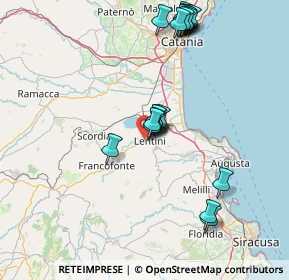 Mappa Contrada Burione, 96016 Lentini SR, Italia (18.0155)