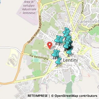 Mappa Via E. Pertini, 96016 Lentini SR, Italia (0.395)