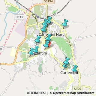 Mappa Via Pietro Micca, 96016 Lentini SR, Italia (0.97077)
