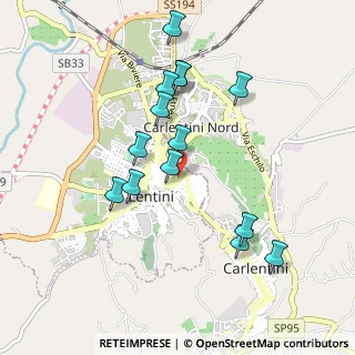 Mappa Via Trapani, 96016 Lentini SR, Italia (1.03071)