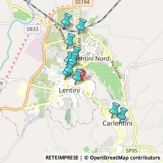 Mappa Via Trapani, 96016 Lentini SR, Italia (0.91545)