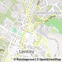 Térkép Lentini
