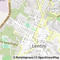 Mapa Lentini