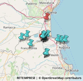 Mappa Via Agnone, 96016 Lentini SR, Italia (8.3185)