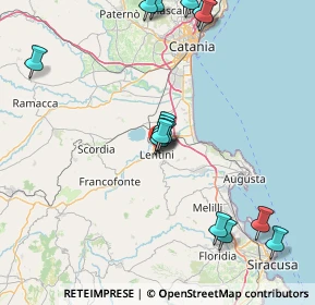 Mappa Via Agnone, 96016 Lentini SR, Italia (19.85933)