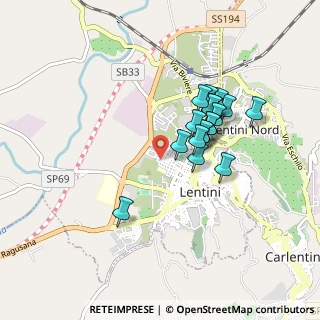 Mappa Via Acqui, 96016 Lentini SR, Italia (0.81056)