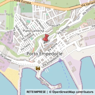 Mappa Piazza Libertà, 1, 92014 Porto Empedocle, Agrigento (Sicilia)
