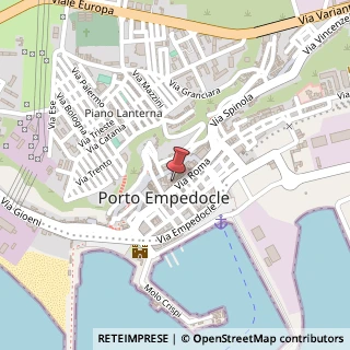 Mappa Piazza Chiesa Vecchia, 24, 92014 Porto Empedocle, Agrigento (Sicilia)