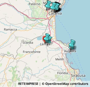 Mappa Via Nazario Sauro, 96016 Lentini SR, Italia (21.0725)