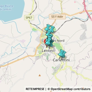 Mappa Via Nazario Sauro, 96016 Lentini SR, Italia (0.83636)