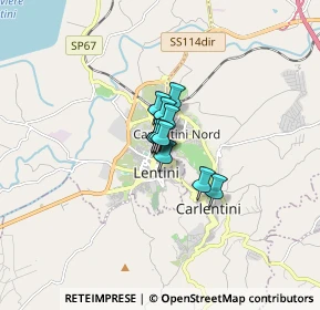 Mappa Via Agnone, 96016 Lentini SR, Italia (0.70455)