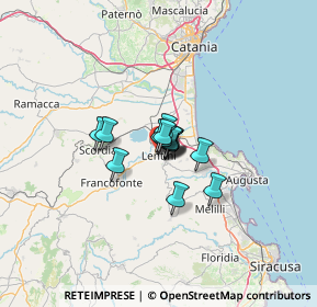 Mappa Via Zenone, 96016 Lentini SR, Italia (6.14933)