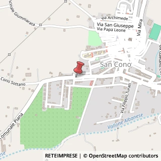 Mappa Via Giovanni Battista Caponetti, 50, 95040 San Cono, Catania (Sicilia)