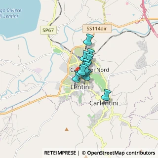 Mappa Via Erice, 96016 Lentini SR, Italia (0.76909)