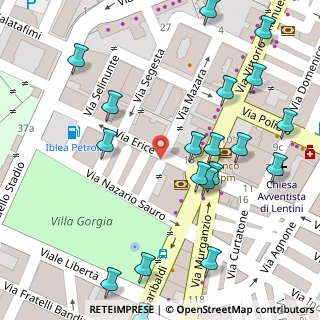 Mappa Piazza Beneventano, 96016 Lentini SR, Italia (0.099)