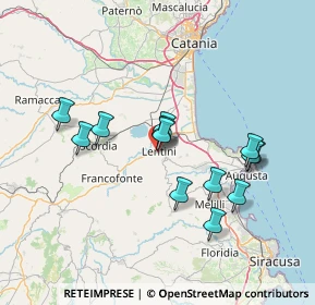 Mappa Via Gelone, 96016 Lentini SR, Italia (14.74692)