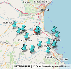 Mappa Via Gelone, 96016 Lentini SR, Italia (15.564)