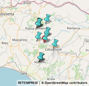 Mappa SS124, 95040 San Michele di Ganzaria CT, Italia (10.77231)